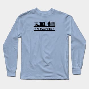 Singapore Skyline Long Sleeve T-Shirt